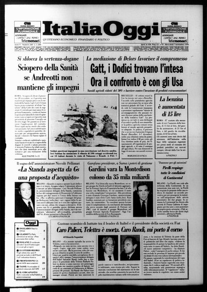 Italia oggi : quotidiano di economia finanza e politica